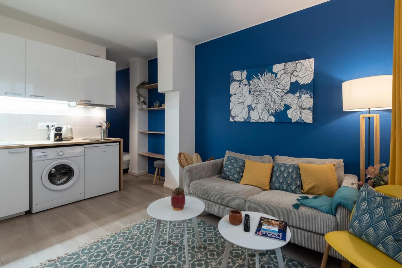 Studio Blue Confort , Proche Gare Part Dieu Leilighet Villeurbanne Eksteriør bilde